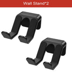Wall Mount Controller & Headphone Holder Self-Adhesive Bracket, Black/White 1pc-4pc