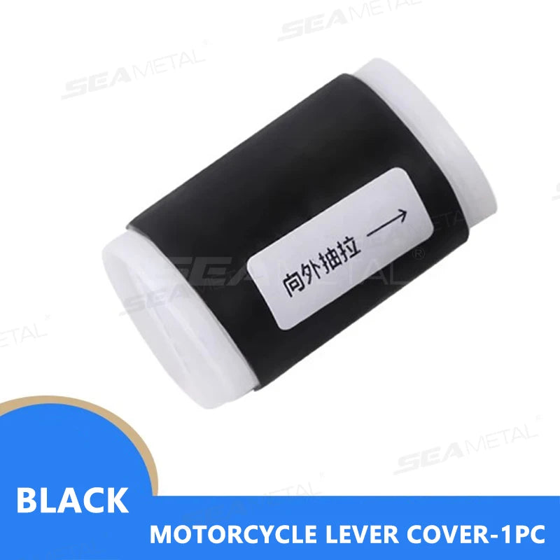 SEAMETAL Motorcycle Shift Gear Lever Cover Anti Theft Shoes Silicone Self Shrinking Motorcycle Riding Equipment Protective Cover
