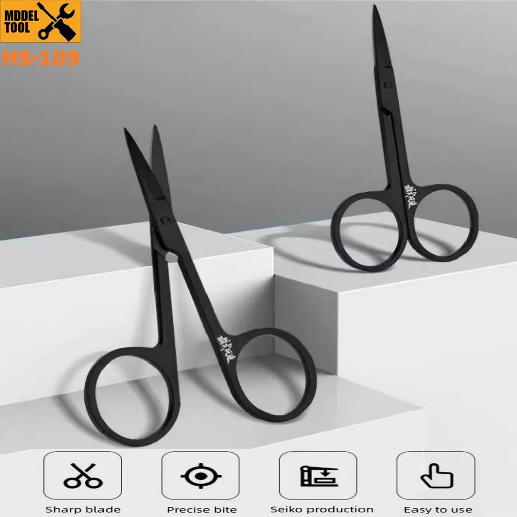 MSWZ MS109 Water Sticker Model Tools Scissors Etching Blade Nozzle Cutting for Model Hobby Building Tool DIY