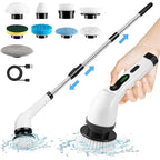 Cordless Spin Scrubber Electric Multipurpose Cleaning Brush for Kitchen Bathroom Toilet - Household Hair Brushes And Mops