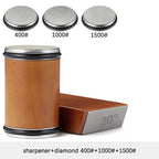 2025 Rolling Knife Sharpener Kit For Straight Edge Roller Knife Sharpening With Industry Diamonds Chef Knife Set Fast Delivery