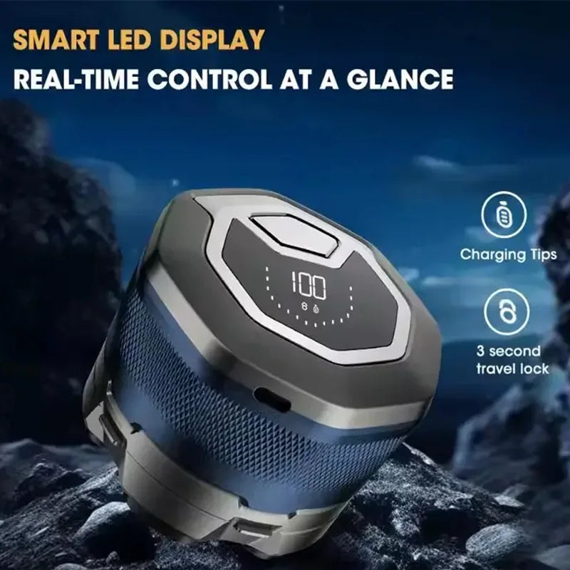 6 Head Portable Waterproof Rechargeable Shaving machine Foil Head Bald Shaver Barber Electric Shavers for Men