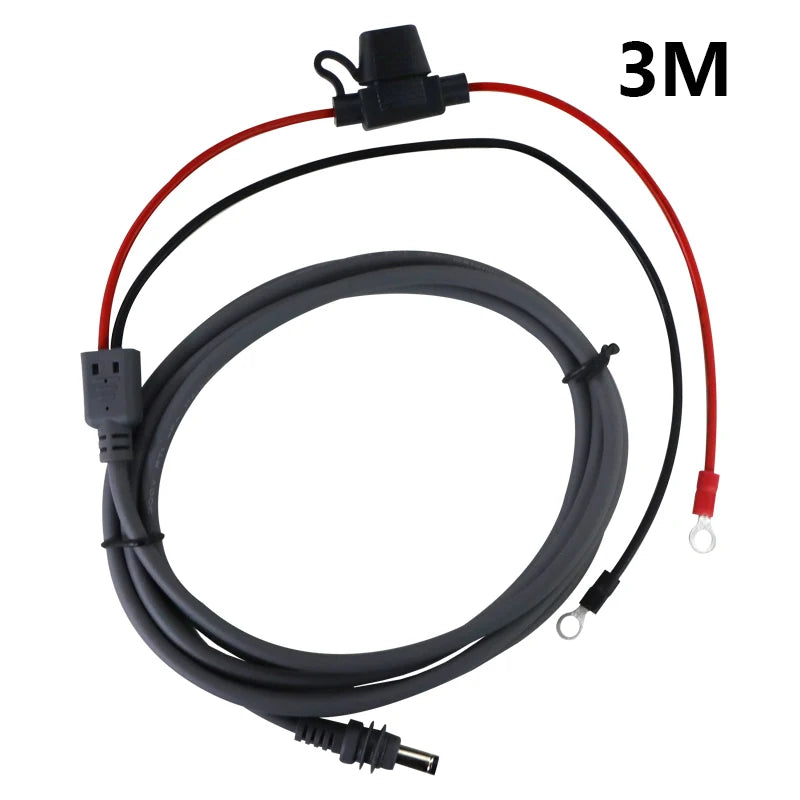 For Starlink Mini Specific Power Cable DIY 18AWG Wiring Extension Harness with Automotive Fuse Holder ATC/ATO DC Plug Waterproof