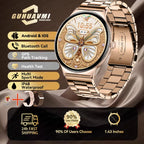 2025 New Smart Watch For Women Gift 1.43 Inch Full Touch Screen Sports Fitness Watches Bluetooth Calls Digital Smartwatch Ladies