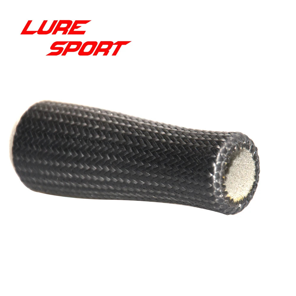 Proton 2pcs  Carbon Fiber Weaving 71mm 76mm 84mm handle Grip for Reel Seat Rod Building component Rod Repair DIY blank