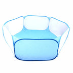 Portable Small Pet Cage Transparent Hedgehog Cage Tent Pet Playpen Open Folding Yard Fence For Dog Hamster Rabbit Guinea Pig