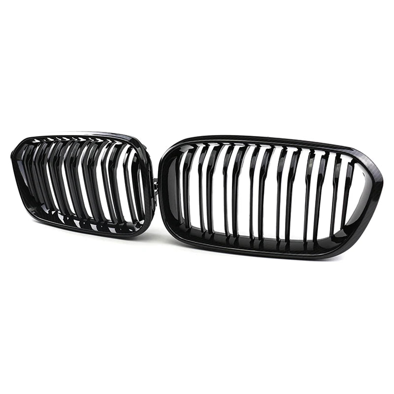 Front Bumper Racing Radiator Mesh Grill For BMW 1 Series F20 F21 Facelift 2015-2019 Year Gloss Matte Black M Color Carbon Print