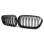 Front Bumper Racing Radiator Mesh Grill For BMW 1 Series F20 F21 Facelift 2015-2019 Year Gloss Matte Black M Color Carbon Print