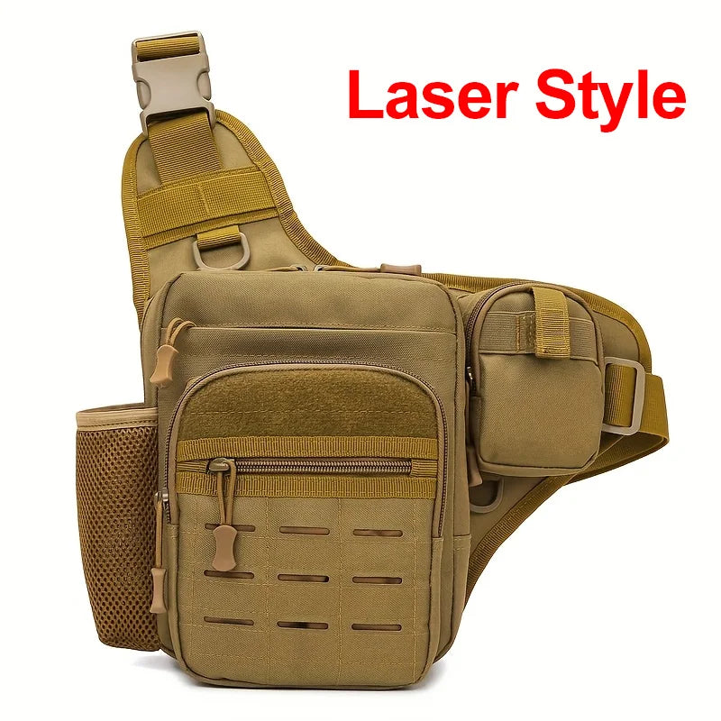 Camping Climbing Bag Chest Pouch For Men Cycling Hiking Travel Outdoor Sport Tactical Crossbody Molle Fishing Waist Fanny Pack
