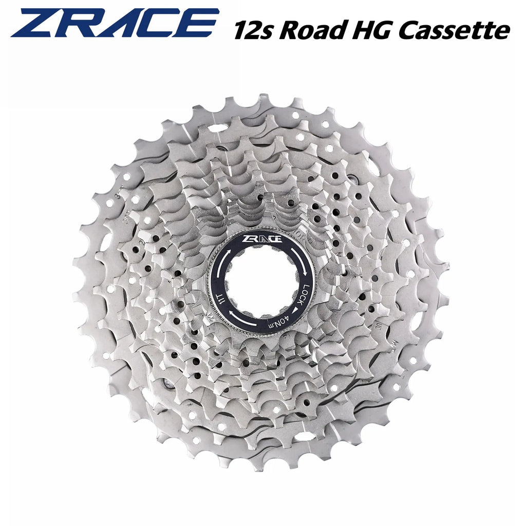 ZRACE NEW 12S HG Cassette 12 Speed Road Bike Cassette, 11-30T, 11-32T, 11-34T