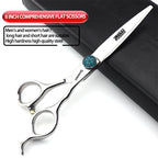440C Japanese Stainless Hairdressing Scissors 6 Inch / 7 Inch Hair Scissors Right hand Barber Shears Left Handle Hair Cutting