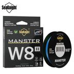 SeaKnight Brand W8 II 300M PE Fishing Line 8 Weaves Multifilament Braided Line Updated silicon resin coating Saltwater Fishing