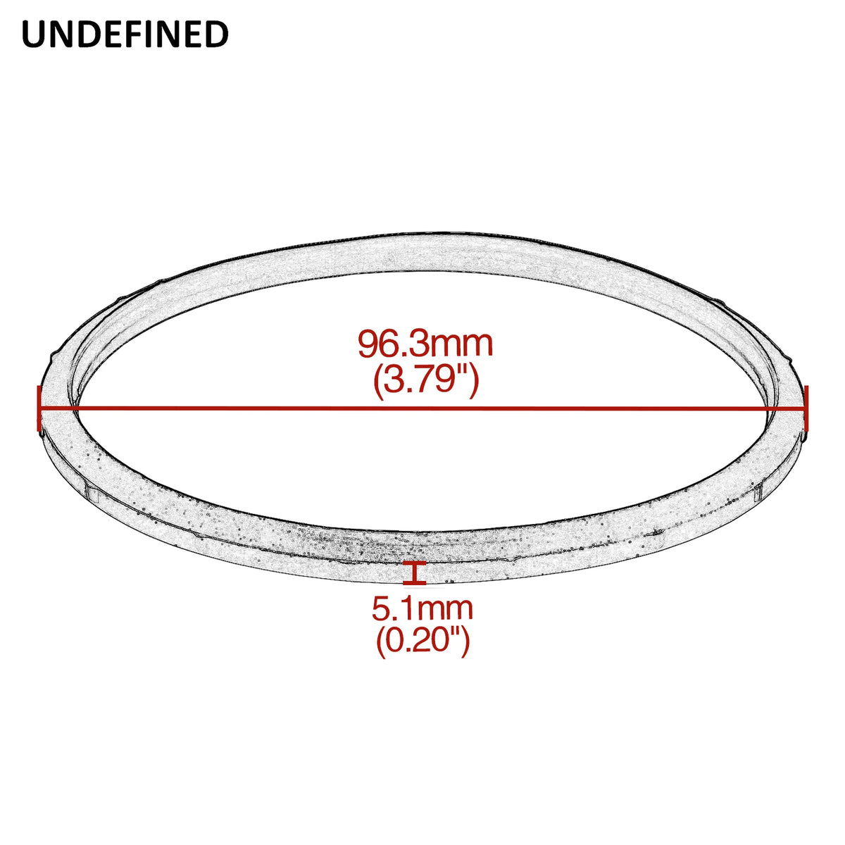 Yamaha Fuel Pump Tank O-Ring Seal Gasket 19B-24486-01-00 Black Rubber