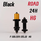 New 24 Hole Sealed Bearing Ultra Light Four Claw Road Bicycle Wheel Hub, 100/135/142 Compatible With For SHIMANO SRAM 11S
