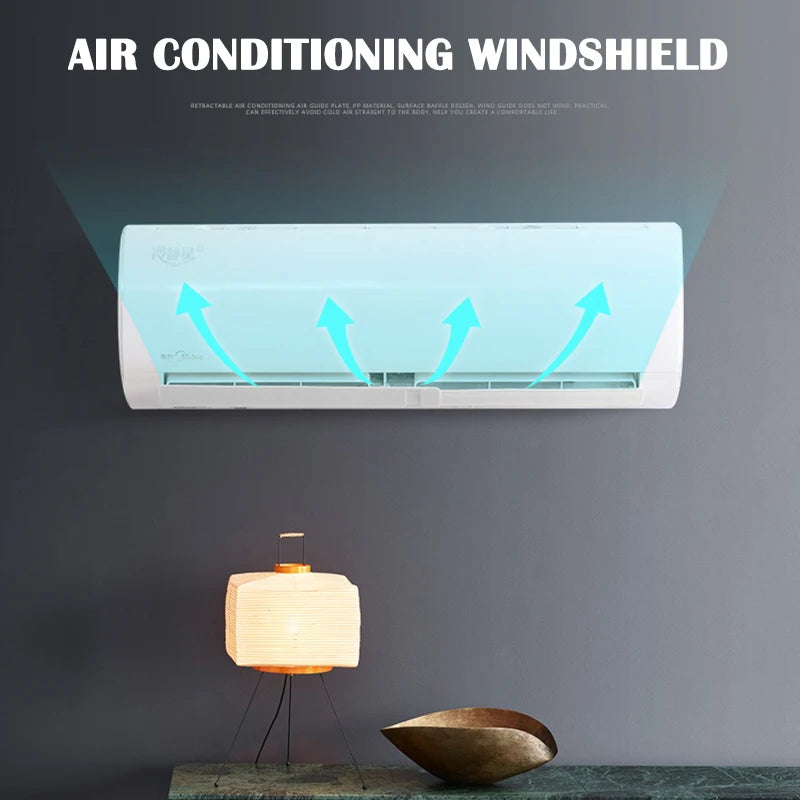 Air Conditioner Windshield Cover Cold Wind Deflector Retractable Baffle Anti-straight Universal Air Conditioning Baffle For Home