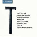 KAMPFE Double Edge Safety Razor Stainless Steel Classic Manual Shaver Wet Shaving 30-degree Shaving Angled Head for men