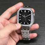 Luxury Stainless Steel Mod Kit for Apple Watch 11 10 9 8 7 46MM 44/45mm Metal Bezel Frame for iWatch 6 5 4 3 SE 40/41mm Band Set