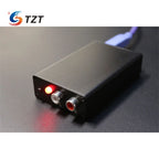 TZT A61 Analog to Digital Converter RCA to Optical & Coaxial Output ADC w/ 48KHz 96KHz & 192KHz Sample Rates