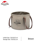 Naturehike Folding Bucket Waterproof Water Sink Bucket Portable OutdoorTravel Foldable Water Basin Camping Hiking Storage Bucket