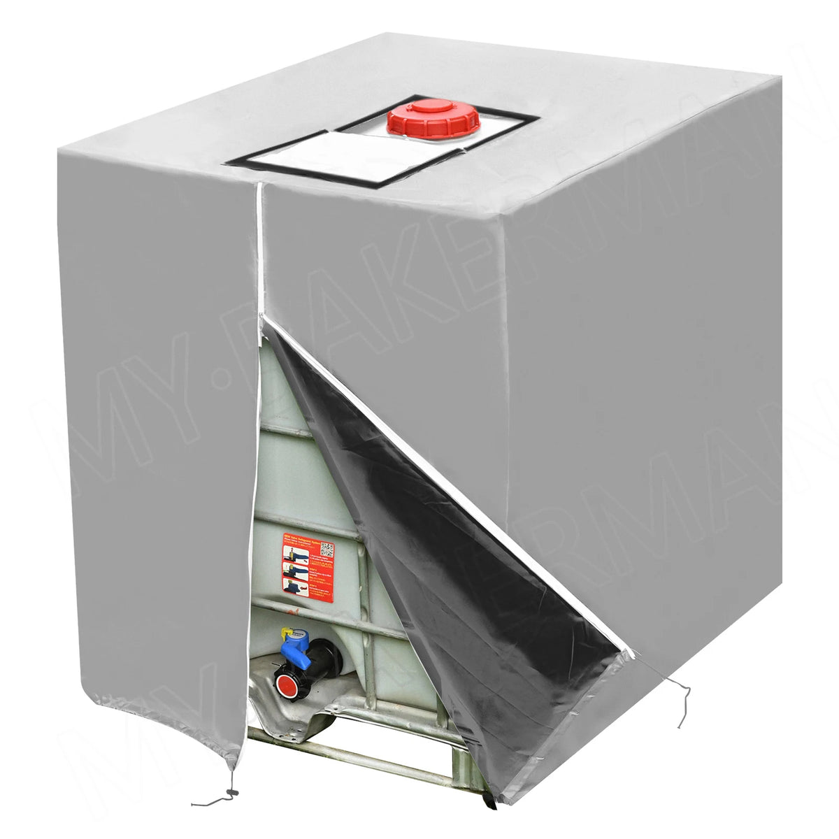 Professional 1000 Liters IBC Water Tank Cover Outdoor Garden Furniture Waterproof Anti-Dust Wind Rain Sun Snow Protection