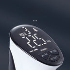 Digital Hand Dynamometer Grip Strength Meter with LED Display, Auto Capture, White