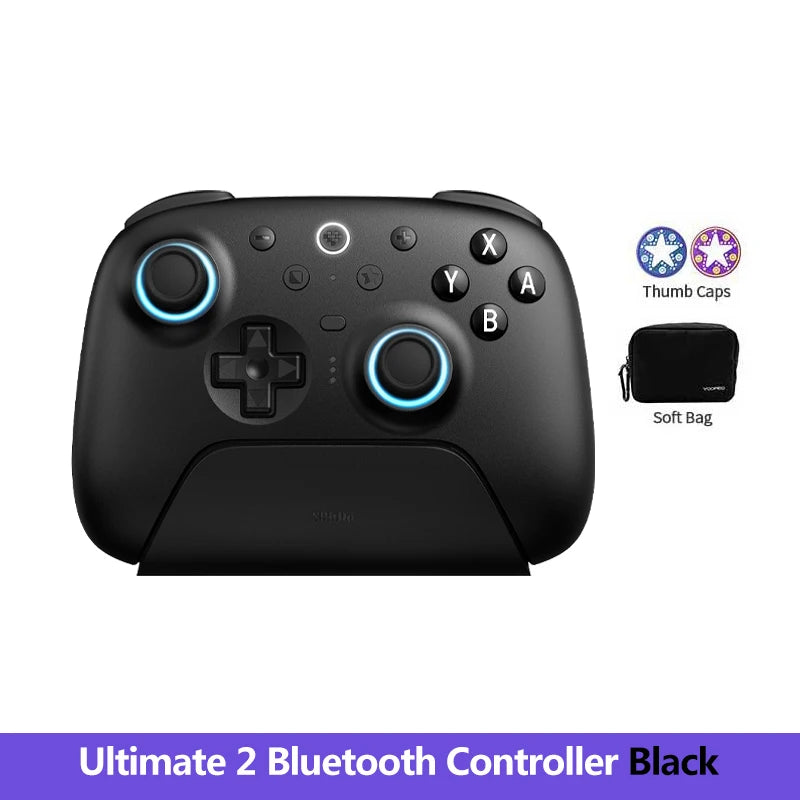 8BitDo Ultimate 2 Bluetooth Controller for Nintendo Switch 2 PC Windows， Wireless Gamepad with TMR Joystick,Hall Effect Trigger