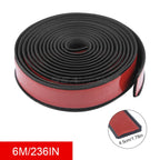 SEAMETAL Universal Fender Flares Car Wheel Arches Wing Expander Arch Eyebrow Anti-collision Strips Mudguard Lip Protector Cover