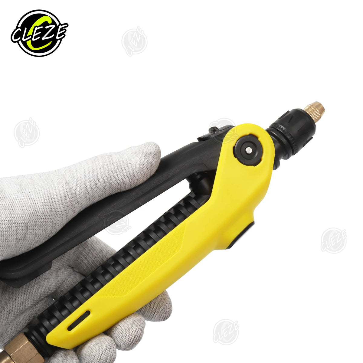 CLEZE 19 Feet High Pressure PPF Car Wrapping Wash Water Hose with Nozzle Spray Gun for Tint Spray Kegs