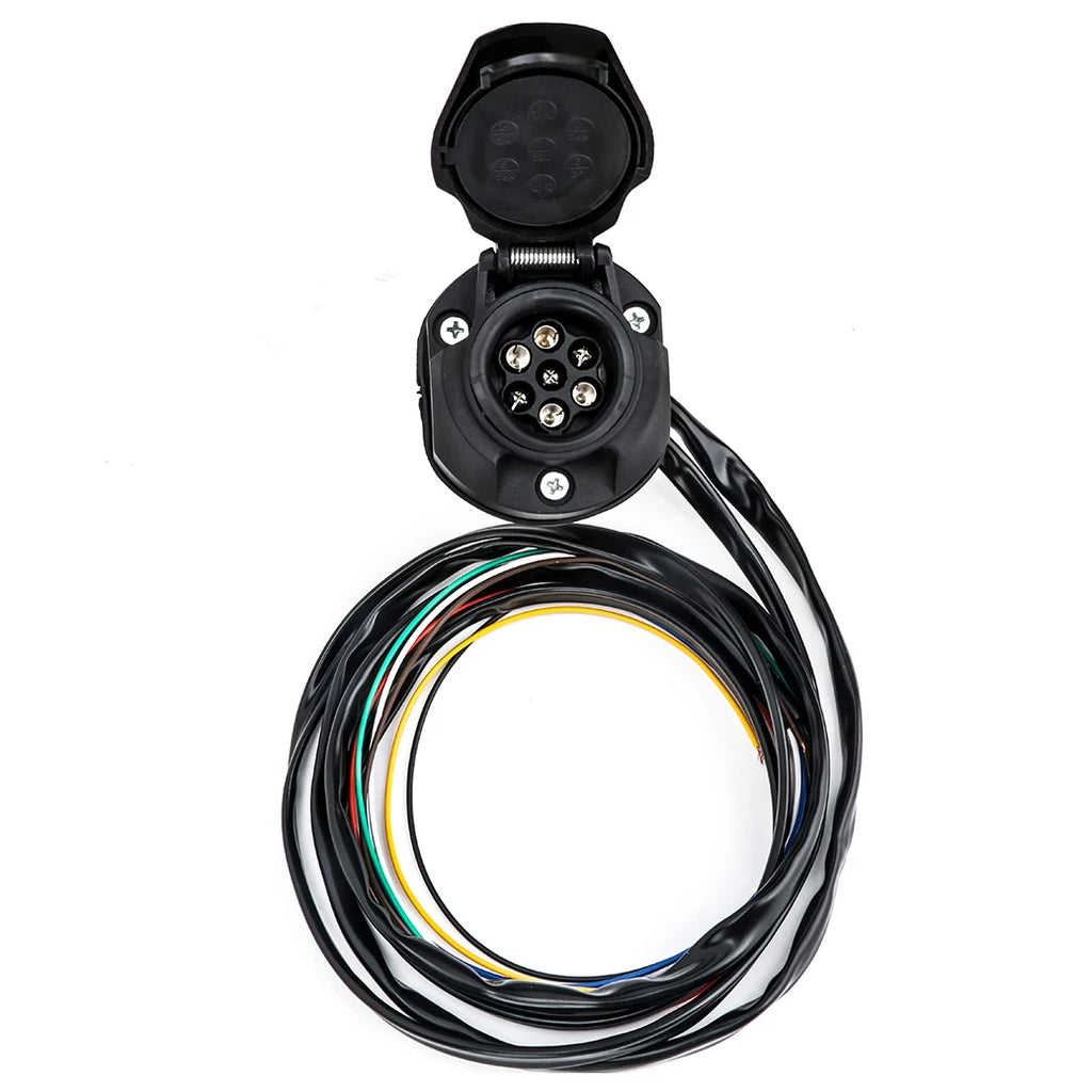 TIROL New 7 Pin Trailer Socket Cable 1.5M Wire for Car Trailer Wiring Connector Parts