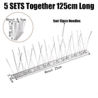 Bird Repeller Spikes Against Pigeons Scare Birds Outside Outdoor Repellent Anti Garden Supplies Dissuasore Gadgets Scarecaper