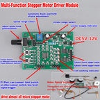 Adjust Speed Controller Module Micro Step Stepper Motor Drive Board Switch 2-phase 4-wire 4-phase 5-wire Stepping Motor 5V-12V