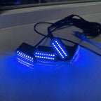18LED Front Grille Light For Nissan Navara/Terra Car Daytime Running Light Wheel Eyebrow Lamp For Pickup Offroad 12V