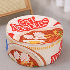 The New Winter Cartoon Ramen Cat Nest Love Warm Cute Semi-enclosed Cat Bed Can Be Opened And Washed