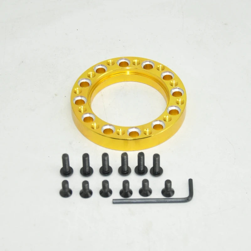 Universal Steering Wheel Hub Spacer Adapter 13mm/51mm/76mm/101mm/128mm, Multiple Colors