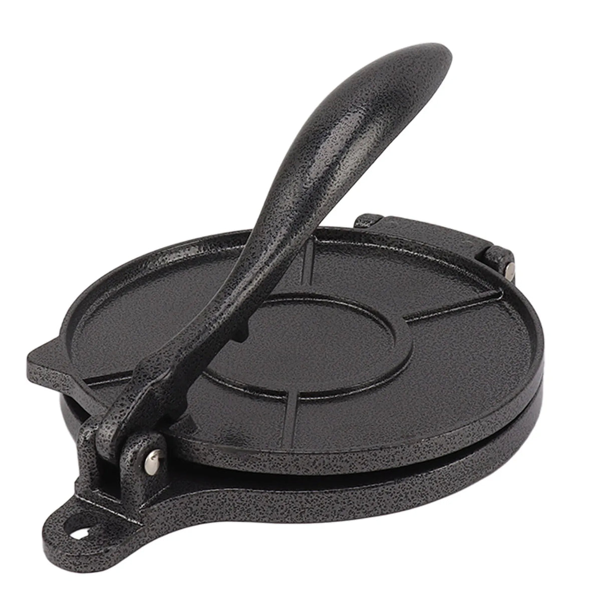 Manual Aluminum Alloy Tortilla Press Dough Maker, Black 16cm or 20cm