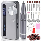 35000RPM Electric Nail Drill Machine Professional Nail Drills for Gel Nails Polish Rechargeable Portable Nail File Manicure Tool