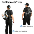 Rhinowalk Motorcycle Backpack Vest Universal Cycling Riding Outdoor Portable Traveling Sporting Pack With Helmet Net