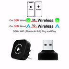 New Wireless CarPlay Android Auto Adapter USB Dongle Smart Mini Box Plug And Play Universal For VW Toyota Nissan Honda Ford Benz