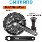 Shimano Alivio MT210 2 Pieces 170mm 44-32-22T 40-30-22T 2x9 3x9 Speed MTB Mountain Bike Bicycle Crankset Chain Wheel