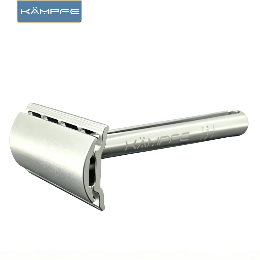 KAMPFE Men's Traditional Safety Razor Double Edge Aluminum Shaving Lightweight Razor for Wet Shaving Father's Day Gift