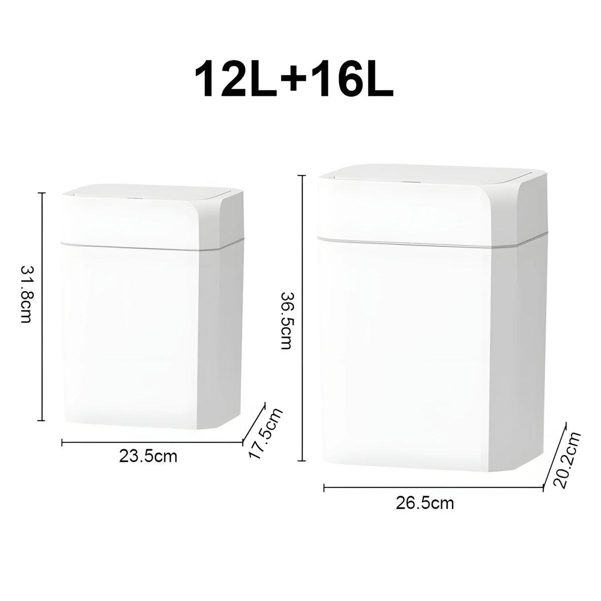 12L AND 16L / white