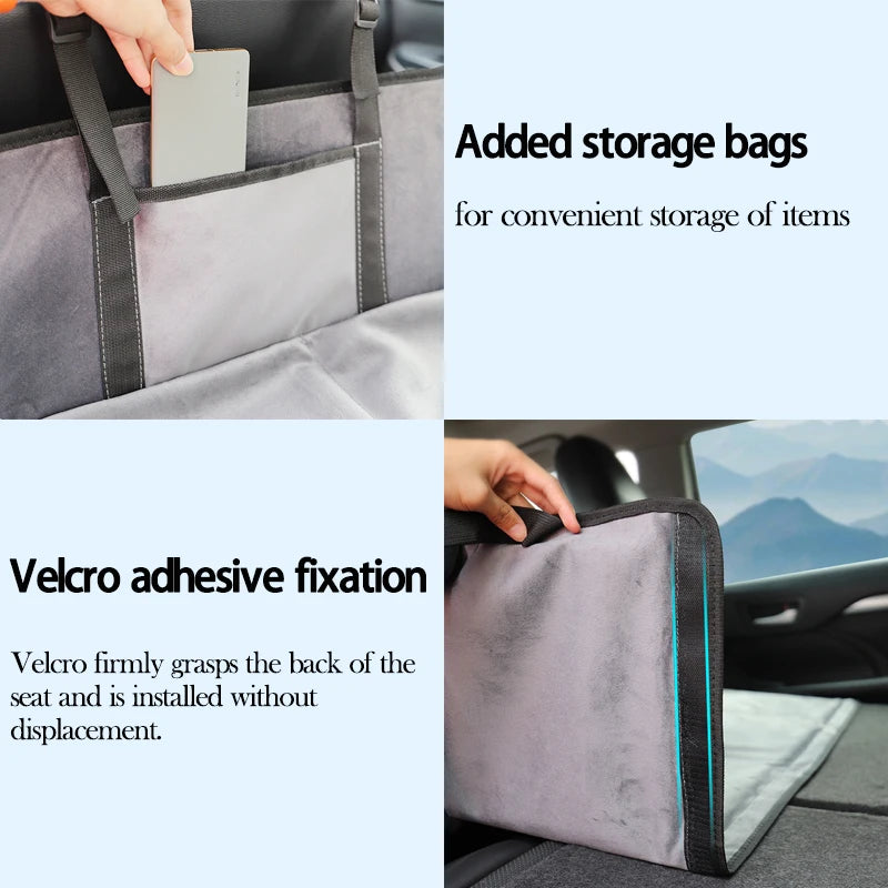 For Tesla Car Rear Extension Board Mattress Car Travel Bed Inflatable Bed Mattress Extension Board Rear Seat Neutral Flat Bracke