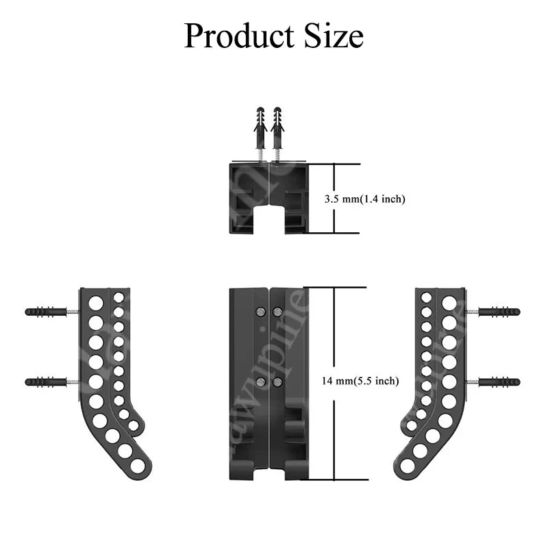 10 Pcs AAA&AA Battery Wall Mounted Storage Bracket Holder Sorting Display Rack Battery Storage Organizer Combo Keeper Dispense