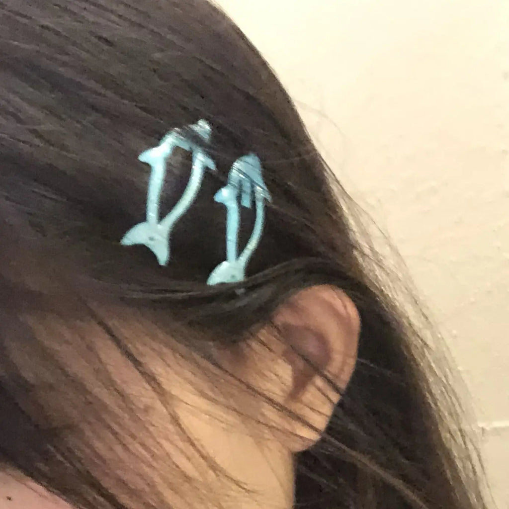 4Pcs Cute Cartoon Dolphin Hair Clip for Women Versatile Bangs BB Clip Hairpin Fashion Side Clip Girls Hair Accessories Gifts