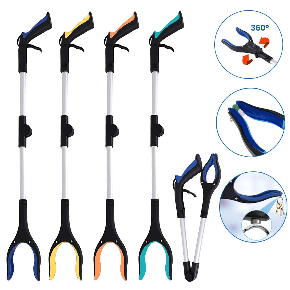 Grabber Reacher Tool - Foldable Gripper and Reaching Tool - Heavy Duty Pick Up Stick Grabbers for Seniors, Trash, Surgery Recove