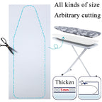 IRONING BOARD FELT PAD , Universal Replacement Ironing Board Felt Padding Underlay Breathable Cotton Felt,Easy to Cut