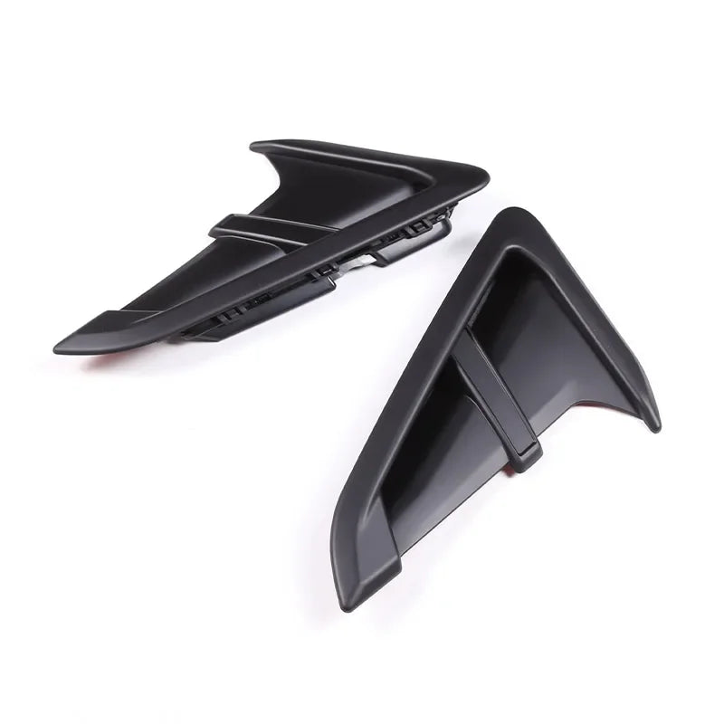 For BMW X3 G01 X4 G02 2018-2021 ABS Carbon Fiber Car Front Fender Side Shark Gill Side Air Outlet Cover Trim Car Accessories