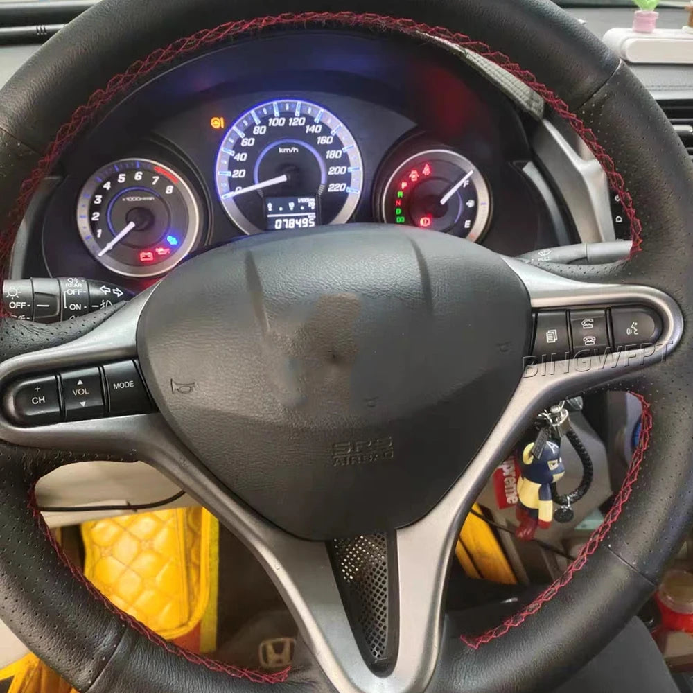 Multi-Function Steering Wheel Buttons Audio Volume Music Control Switch Green Backlight With Bluetooth For Honda Civic 2006-2011