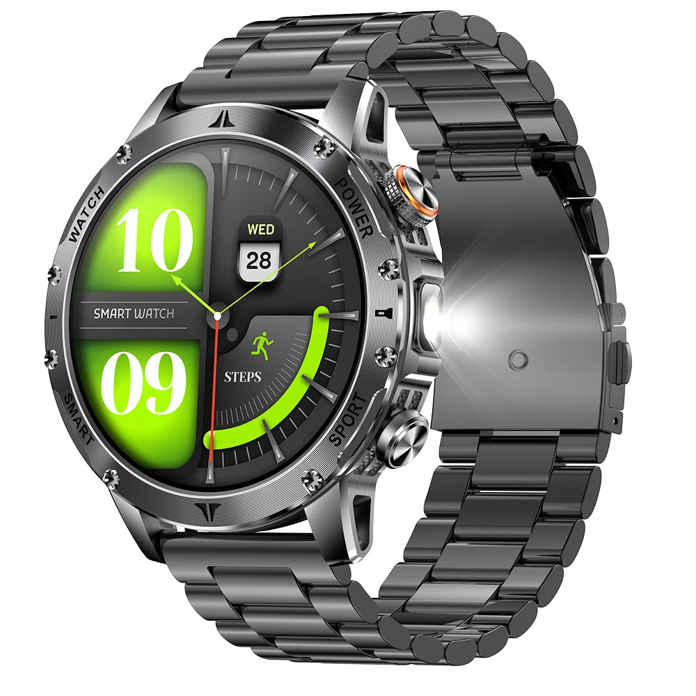 Military 1000mAh Large Battery Smart Watch Digital Bluetooth Call Sports Smartwatch Electronics Watches for Man Android 2026 New