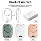 Portable Hanging Neck Fan Mini Cooling Waist Fans Bladeless USB Rechargeable Sports Cooler Fan For Outdoor Sports Travel